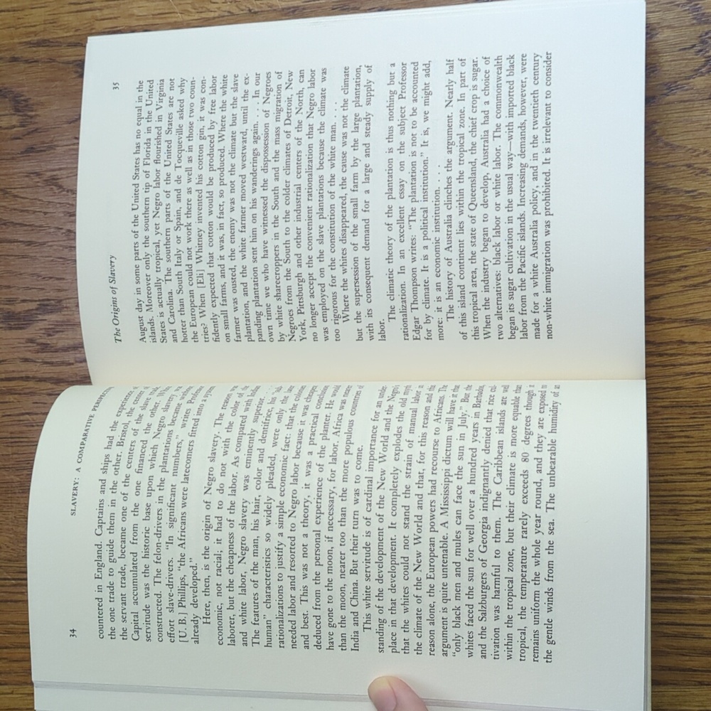 Vintage 70s Slavery A Comparative Perspective Paperback Nonfiction Book - Picture 15 of 17
